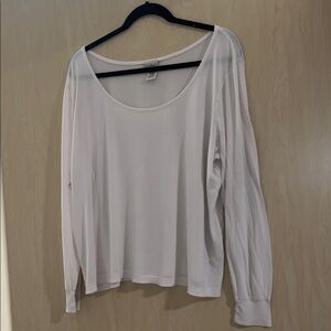 Women's Silk Pointelle, Long-Sleeve Scoopneck